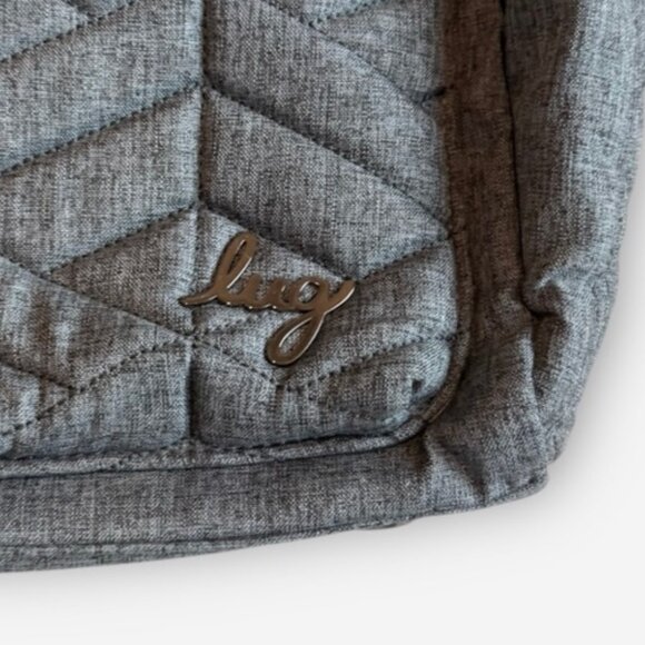 Lug Soprano Heather Grey Tote Bag Purse Handbag Travel Essential - Picture 4 of 7